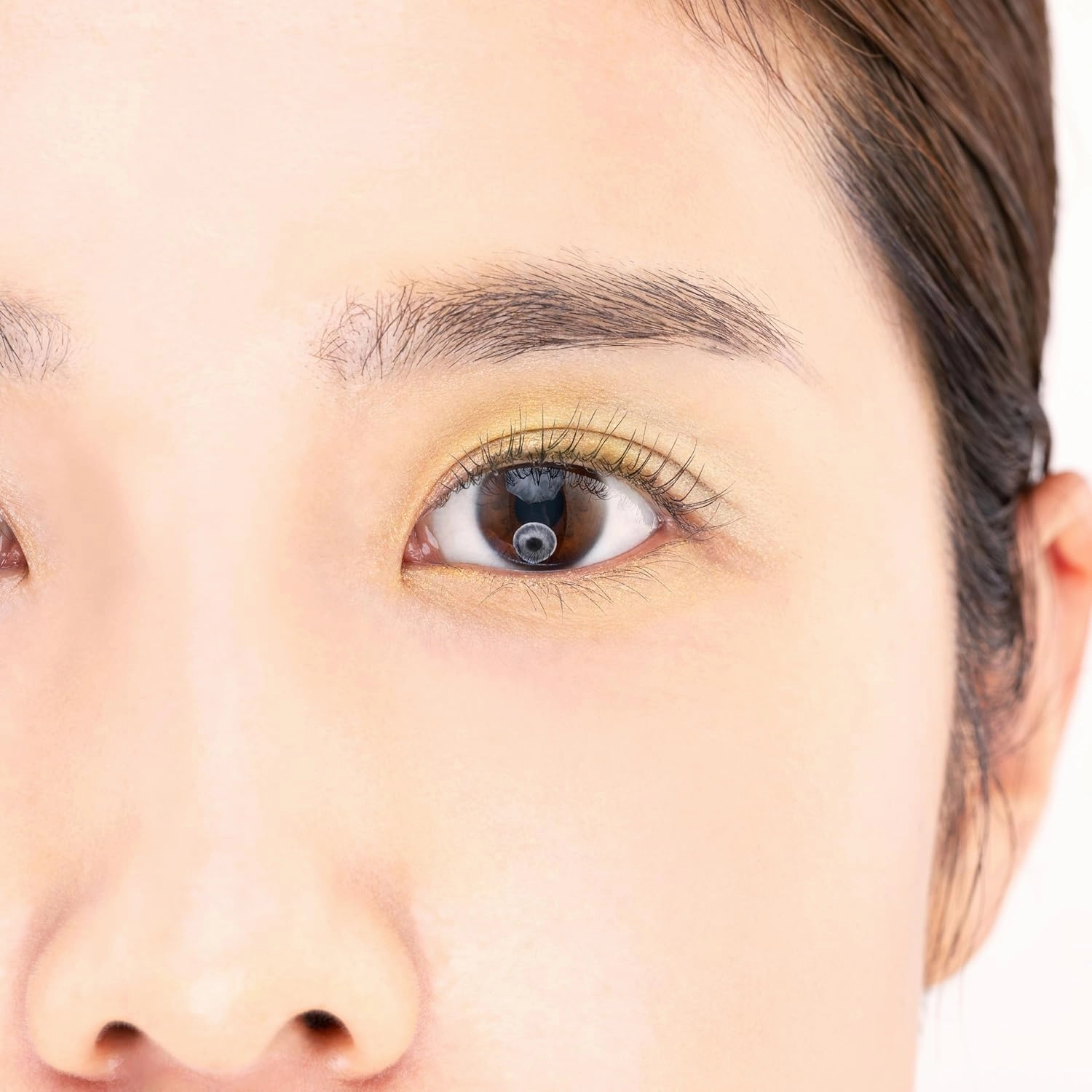 Paul & Joe Face & Eye Color CS, Green, Yellow, Eyeshadow and Cheek Blush, Soft and Clear color, 135 Calm Sunlight Through Leaves, 0.12 oz