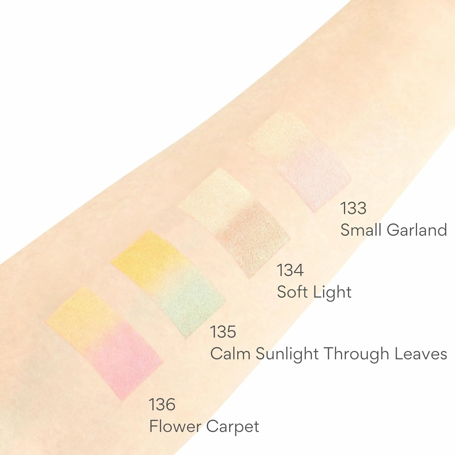 Paul & Joe Face & Eye Color CS, Pink, Yellow, Eyeshadow and Cheek Blush, Soft and Clear color,133 Small Garland, 0.12 oz