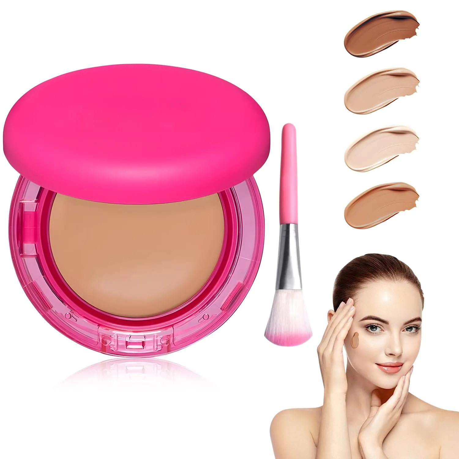 Peptide Bounce Foundation – Hydrating, Age-Defying Foundation for Mature Skin And All Skin Types, Vegan, Clean, Natural, Medium Buildable Coverage, Satin Finish (Light/Medium)