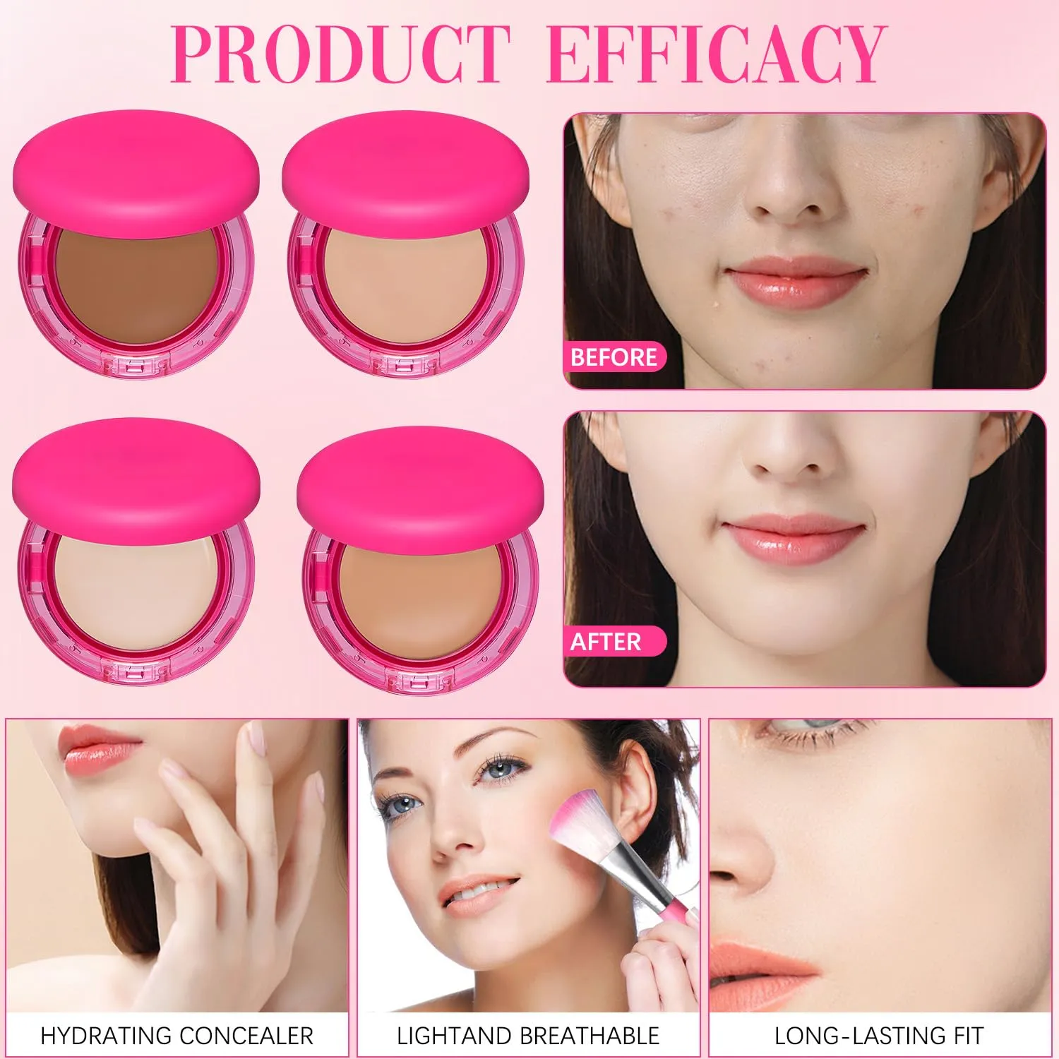 Peptide Bounce Foundation – Hydrating, Age-Defying Foundation for Mature Skin And All Skin Types, Vegan, Clean, Natural, Medium Buildable Coverage, Satin Finish (Light/Medium)