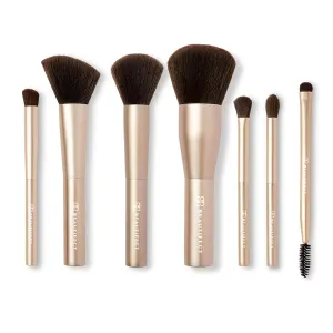 Professional Brush Collection - Ergonomical Makeup Brushes Set with 8 Brush Heads - Professional Makeup Brush Set for Face & Eyes - For Makeup Application