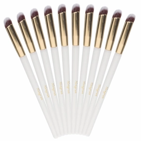 Professional Makeup Set 10pcs Concealer Brushes Angled under Eye Concealer Blender Eye Shadow Brush Perfect for Women