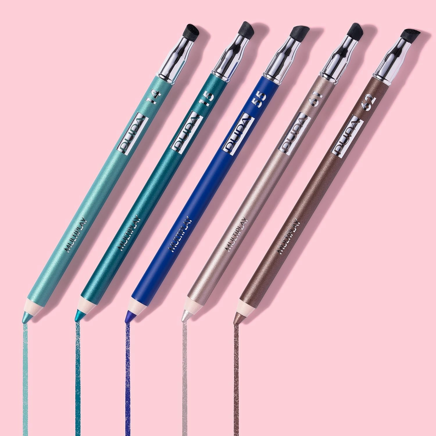 Pupa Milano Multiplay Eye Pencil - Creamy, Blendable Eyeliner With Smudge Tip - Create Long Wearing, Glamorous Intensity - Smooth, Lasting Color Liner For Waterline Or Lid - 62 Golden Brown - 0.04 Oz