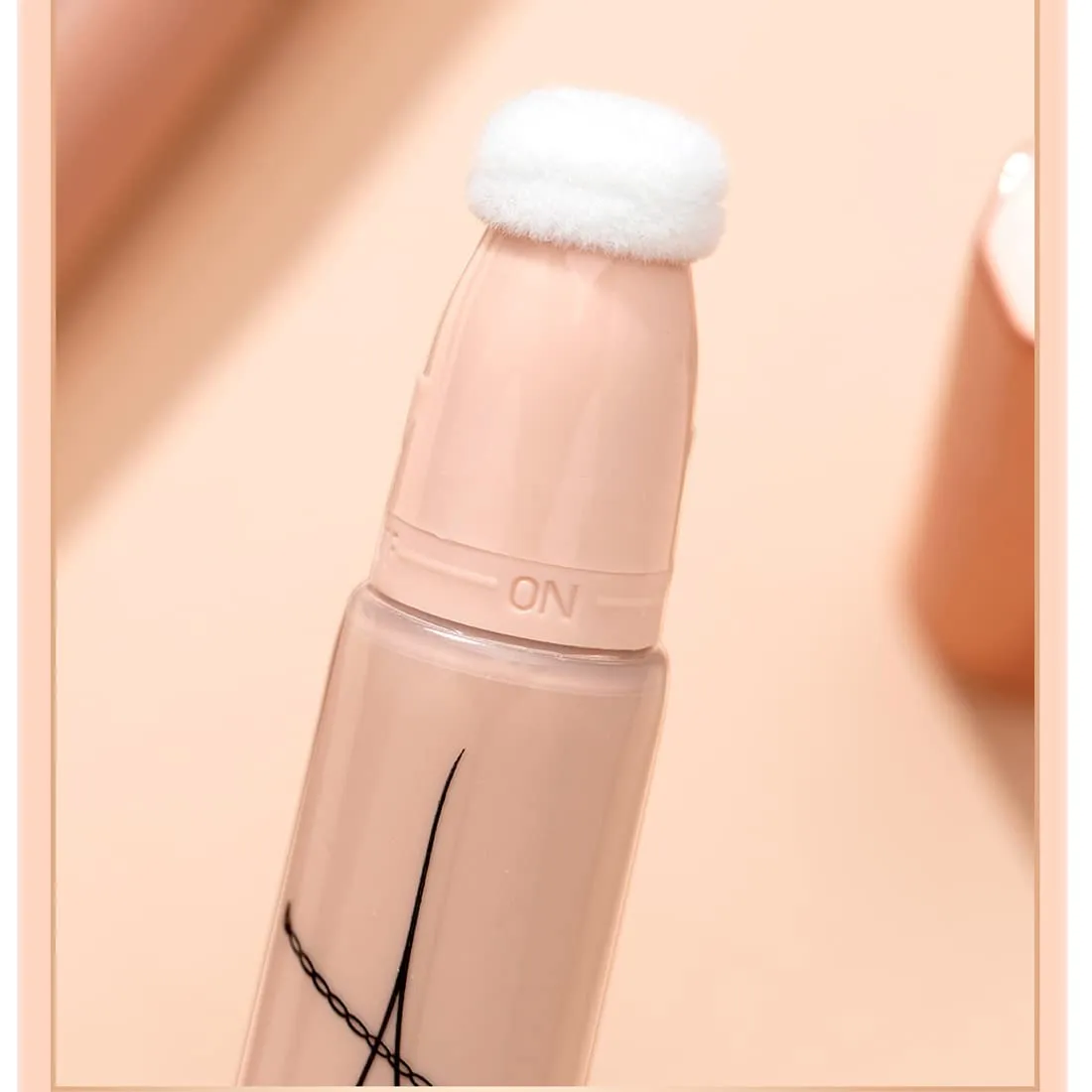 QiBest Air Cushion Waterproof liquid foundation Fully Covers Black Eyes concealer Matte Covers Invisible Pores Long term Natural Moisturizing Pure Essence Zero Cruel Women's Face Makeup Smooth and Light (C)