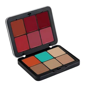 Rangers Creamy Matte Concealer and Corrector Palette, 12 Shades, Lip and Cheek Tint, 24 Gm, Multicolor