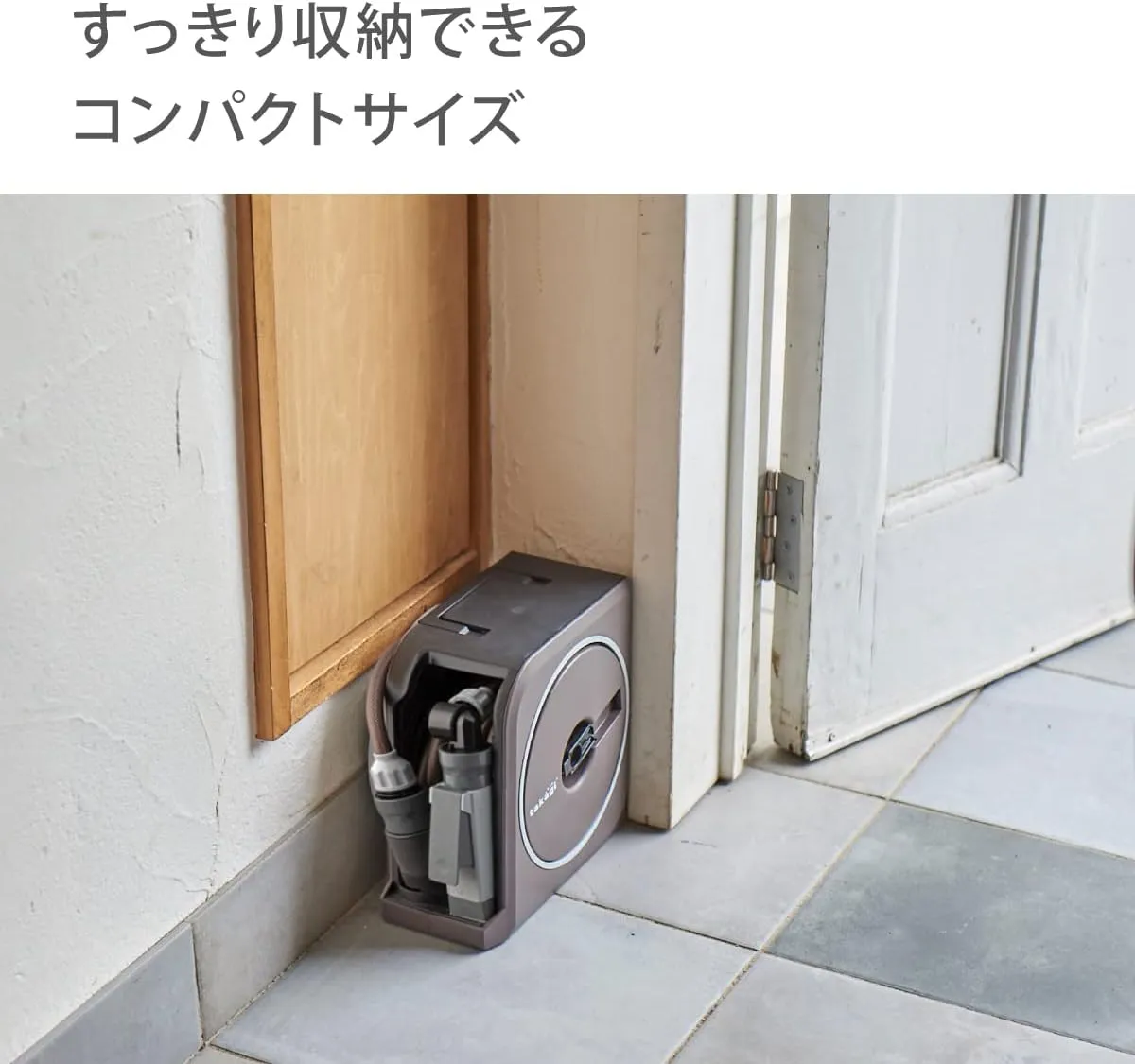 RM1110BR Hose Reel NANO NEXT 32.8 ft (10 m) (BR), Brown, Fashionable