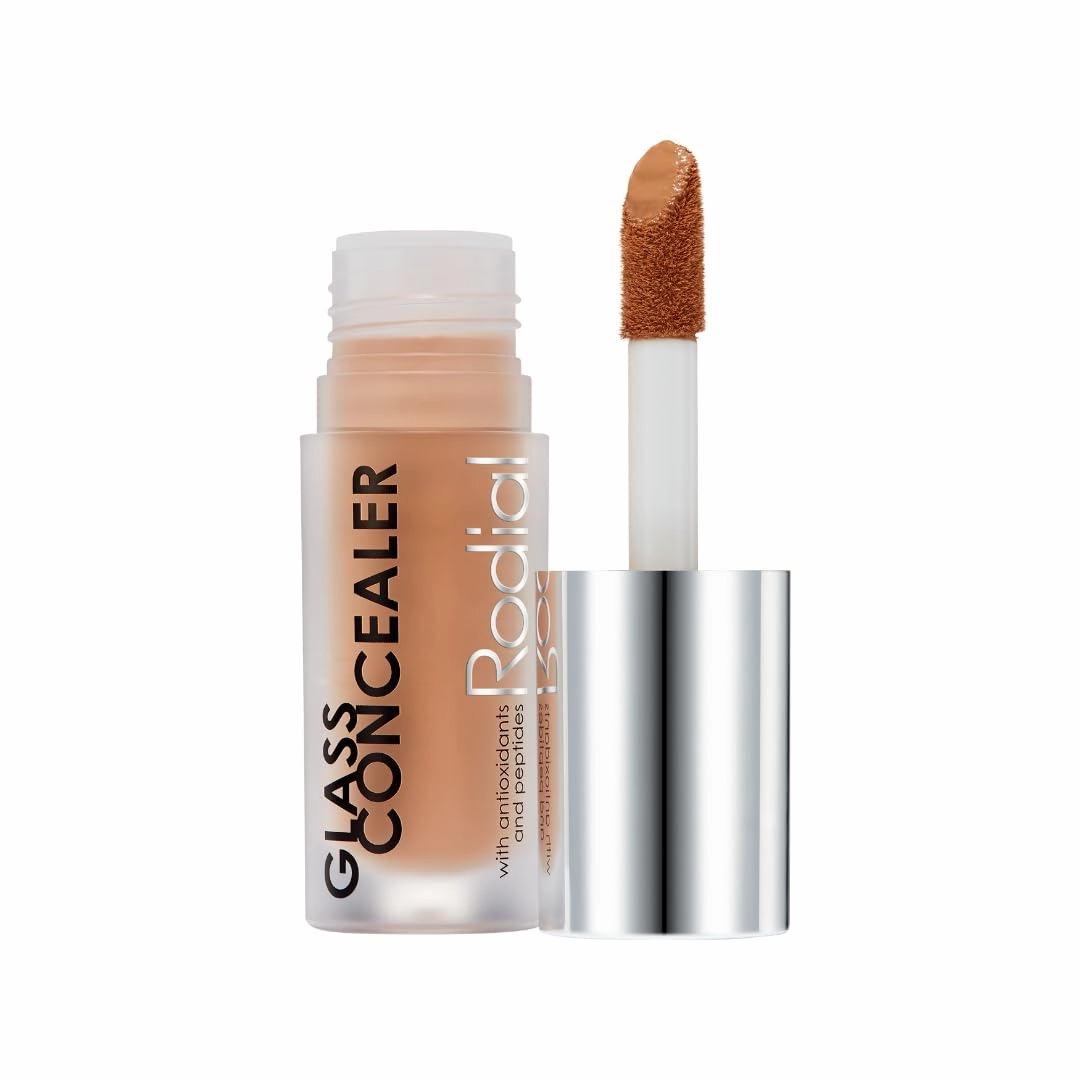 Rodial Glass Concealer Shade 5 - Luminous, Full-Coverage Cream with Peptides and Antioxidants for Flawless Skin, 0.1 fl. oz.