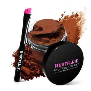 Root Touch Up Hair Color - Temporary Thinning Hair Concealer with Brush, .31 oz (Dark Copper Red)