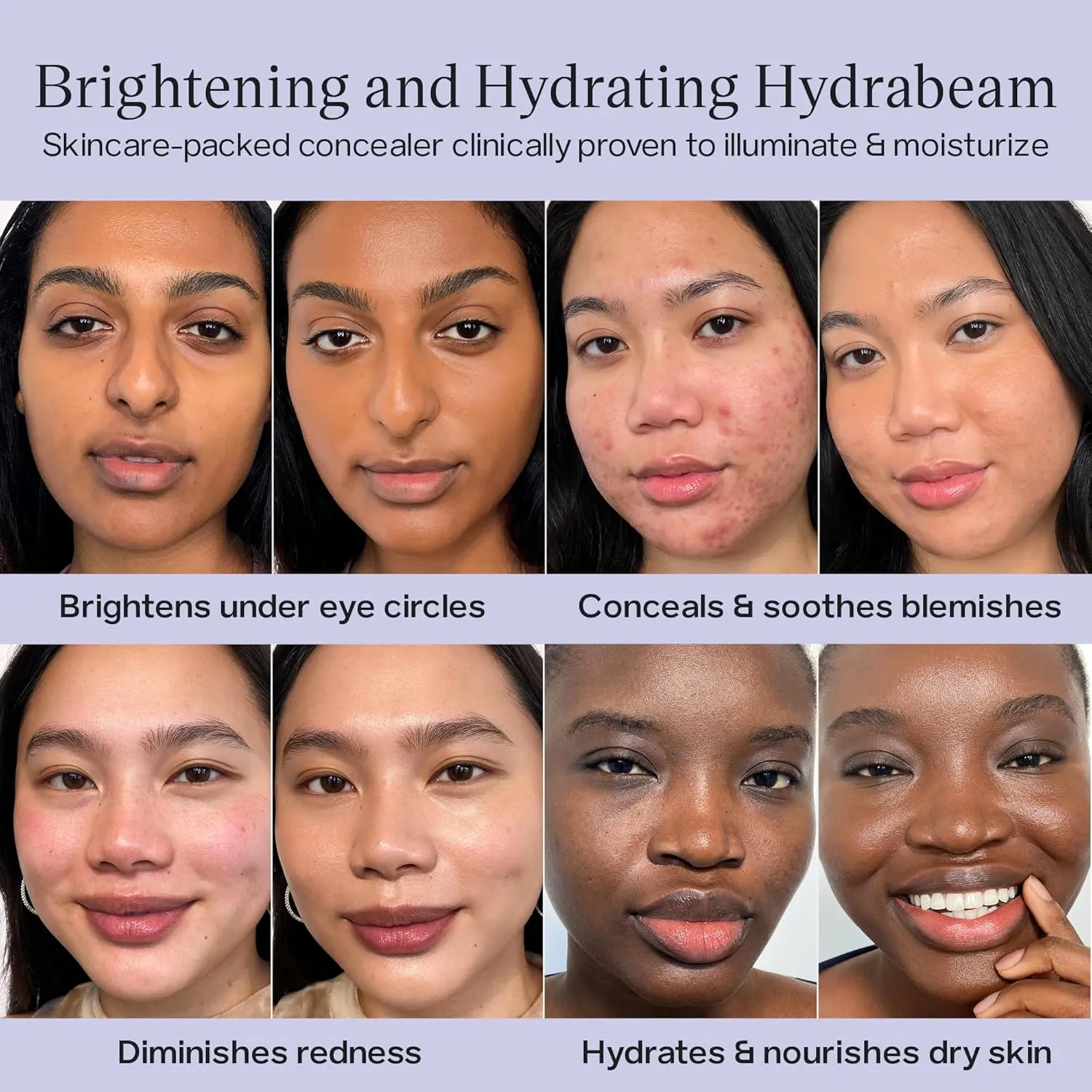 Saie Hydrabeam Under Eye Brightener - Sheer   Hydrating Eye Brightener with Cucumber Extract - Instantly Illuminates Skin for a Radiant Finish - Shade 1 (0.2 oz)