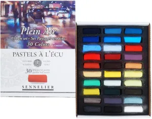 Savoir-Faire Sennelier Soft Pastels Half Stick Set 30/Pkg-Urban Landscape