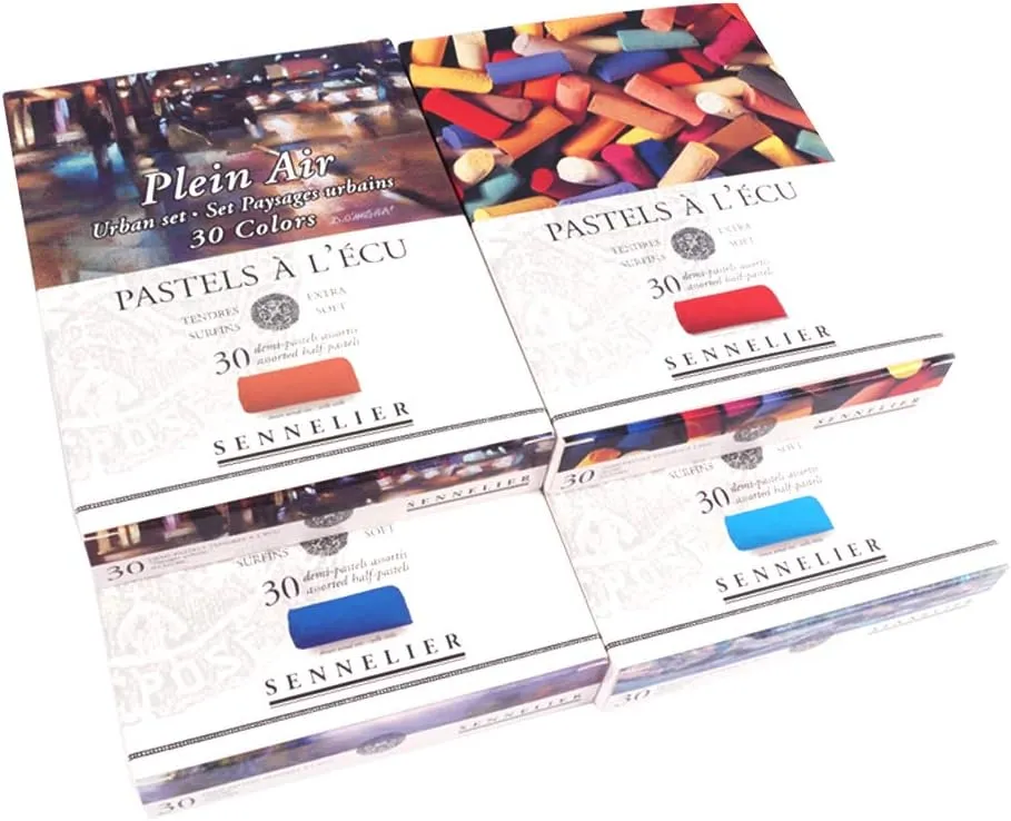 Savoir-Faire Sennelier Soft Pastels Half Stick Set 30/Pkg-Urban Landscape