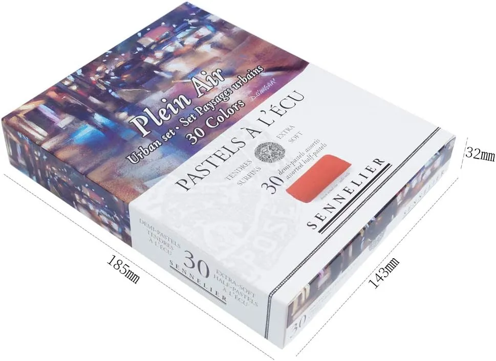 Savoir-Faire Sennelier Soft Pastels Half Stick Set 30/Pkg-Urban Landscape