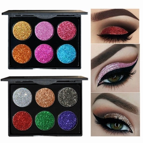 Sequin eye shadow tray Glitter  eye shadow