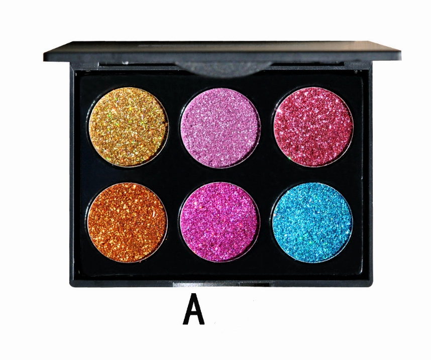 Sequin eye shadow tray Glitter  eye shadow