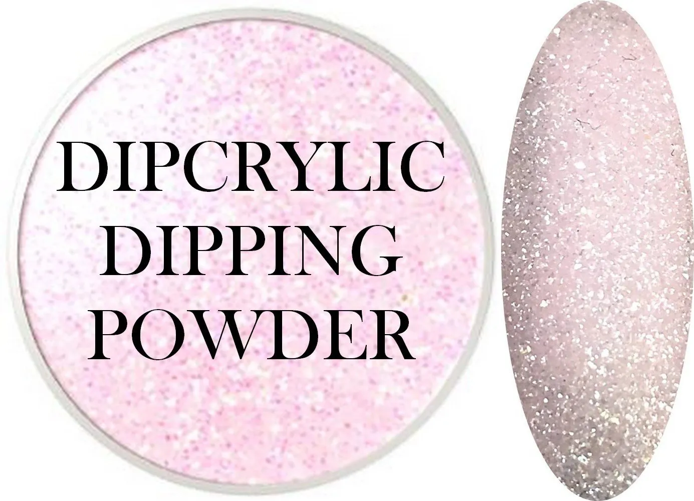 SHEBA NAILS Dipcrylic Dip Dipping Powder SUGAR PINK - 1oz Jar