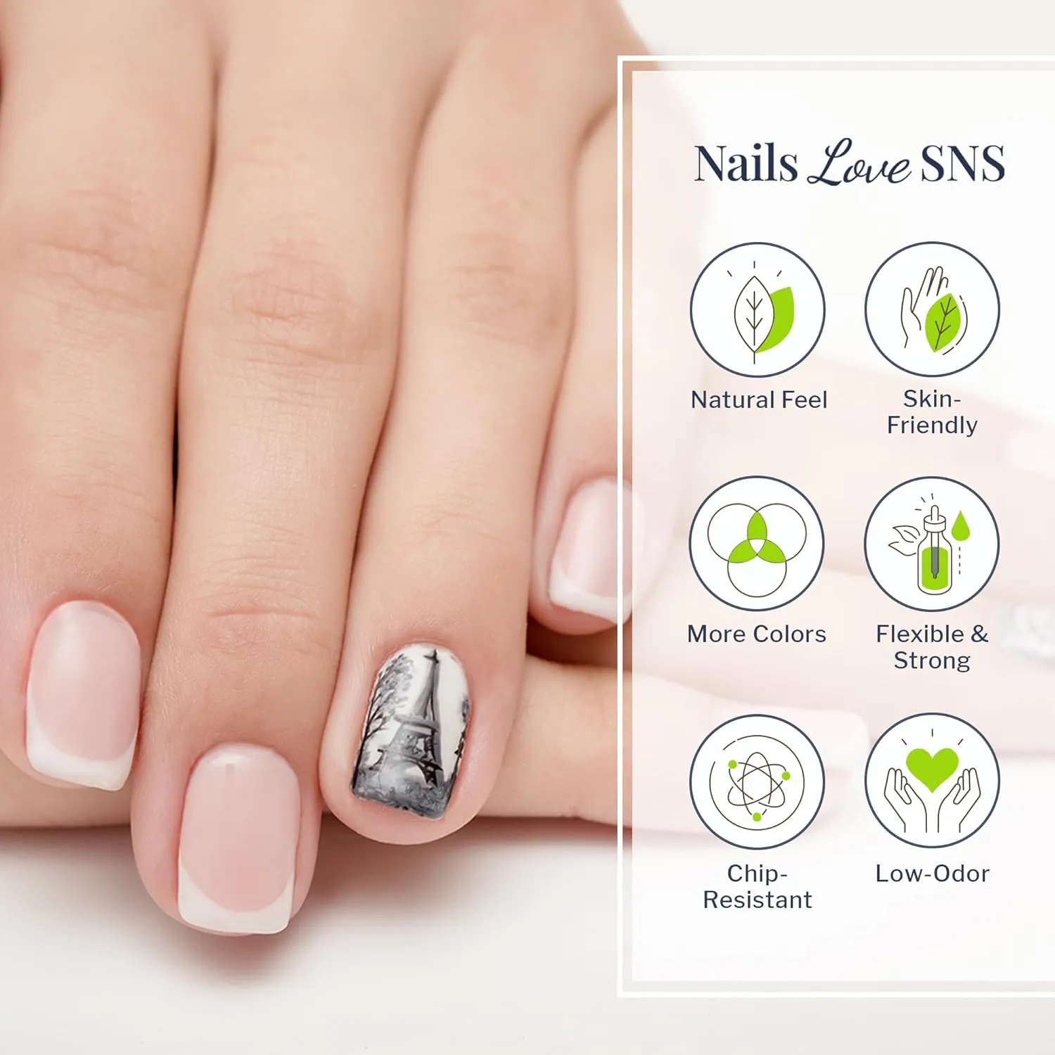 SNS Nail Dip Powder, Gelous Color Dipping Powder - Champagne (Yellow Metallics/Gold, Shimmer) - Long-Lasting Dip Nail Color Lasts 14 Days - Low-Odor & No UV Lamp Required - 1 OZ