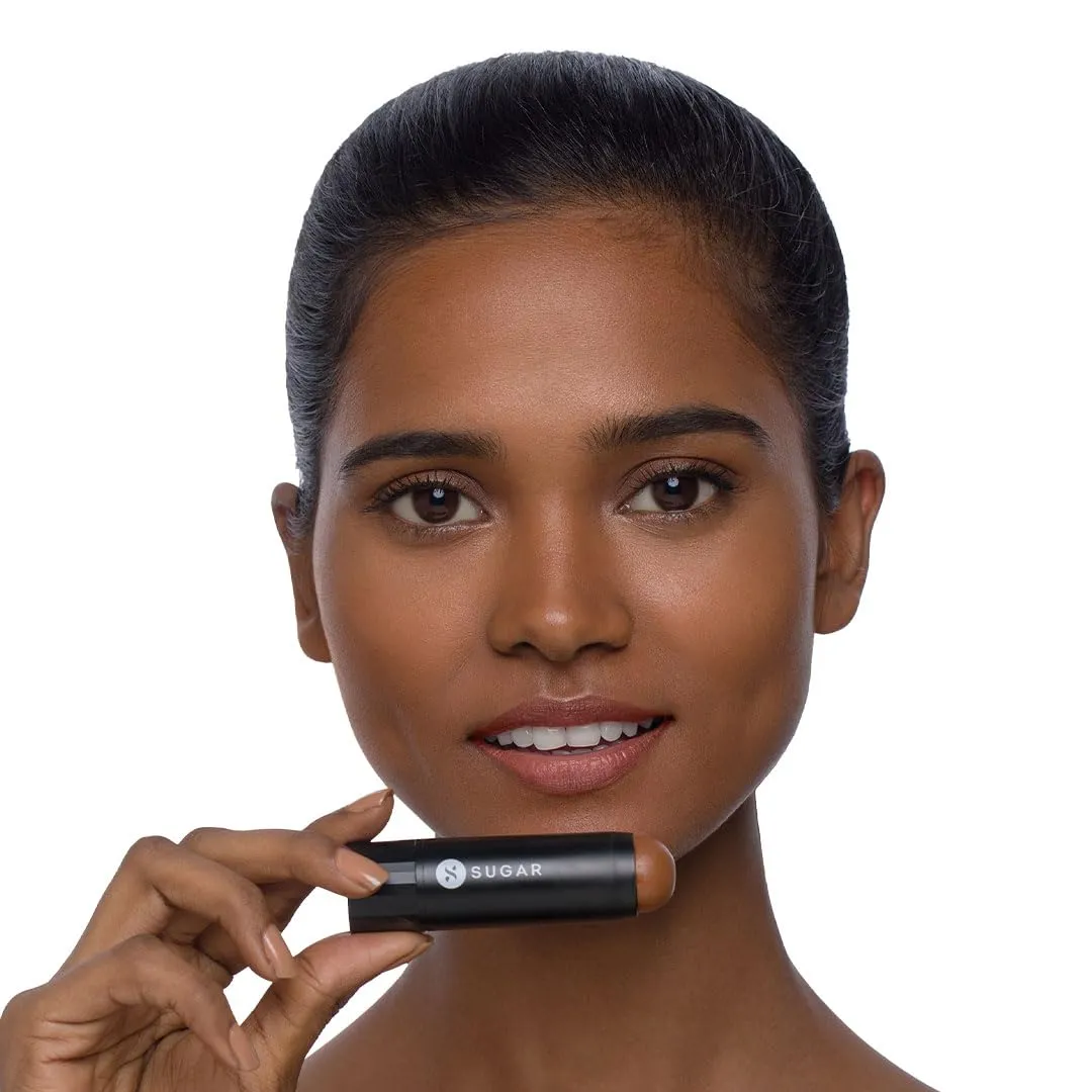 SUGAR Cosmetics Face Fwd Contour Stick - 02 Espresso Edge (Coffee Brown) Longlasting Formula, Lightweight
