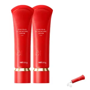 Swarous Moisturizing Brightening Tone-Up Concealer Cream, Swarous Makeup Cream for Brightening, Five Fold VC Skin Care Creams, Vitamin C Makeup Tone up Concealer (2)