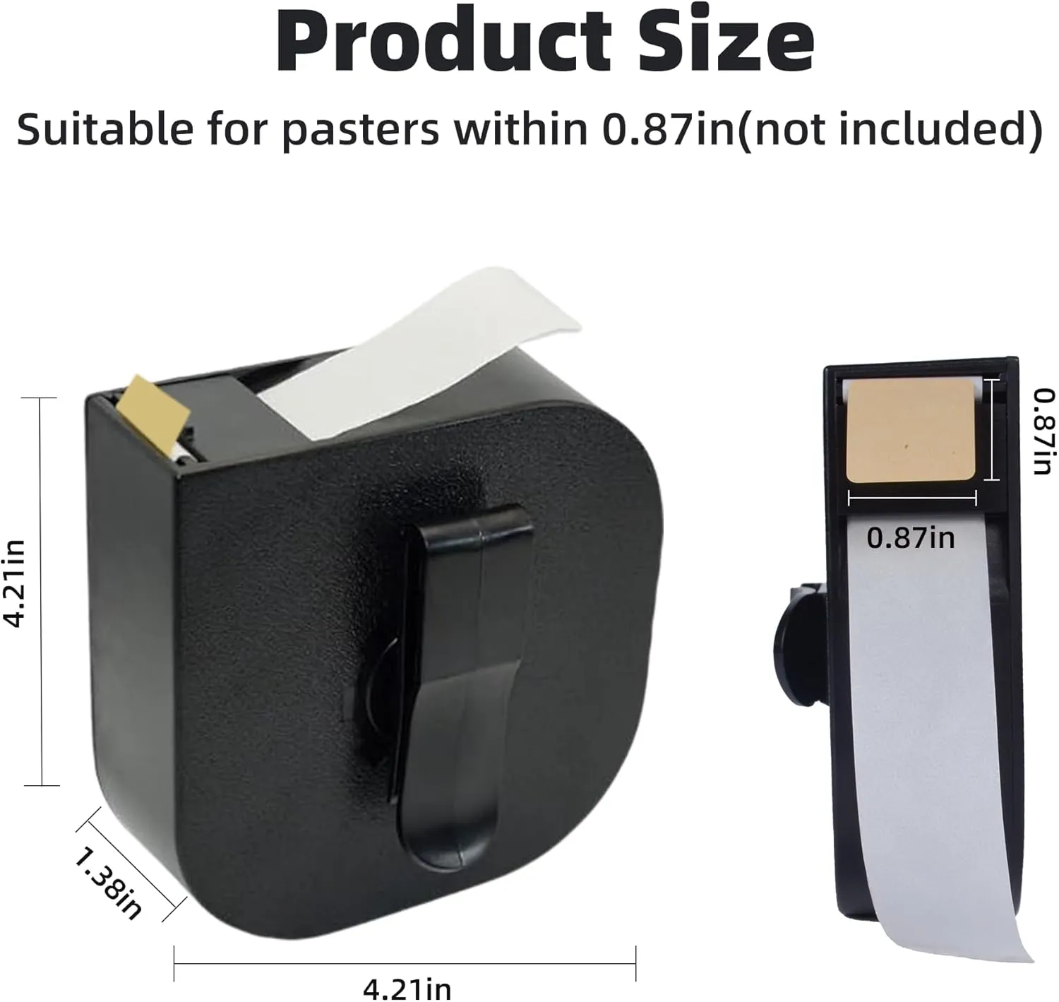 Target Pasters 0.87in 2 Rolls 2000pcs,Target Pasters Dispenser Box,Self-Adhesive Shooting Target Stickers for Shooting Range,Targets Cardboard Repair Patches,Perfect for USPSA, IPSC, IDPA