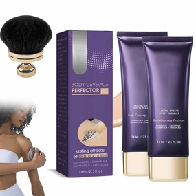 Terminaten Complexion Perfector All Over, All Over Complexion Perfector, Long-Lasting Body Coverage Perfector, Tattoo Cover Up Makeup Waterproof, Improves Uneven Skin Tone (one size, 2pcs)