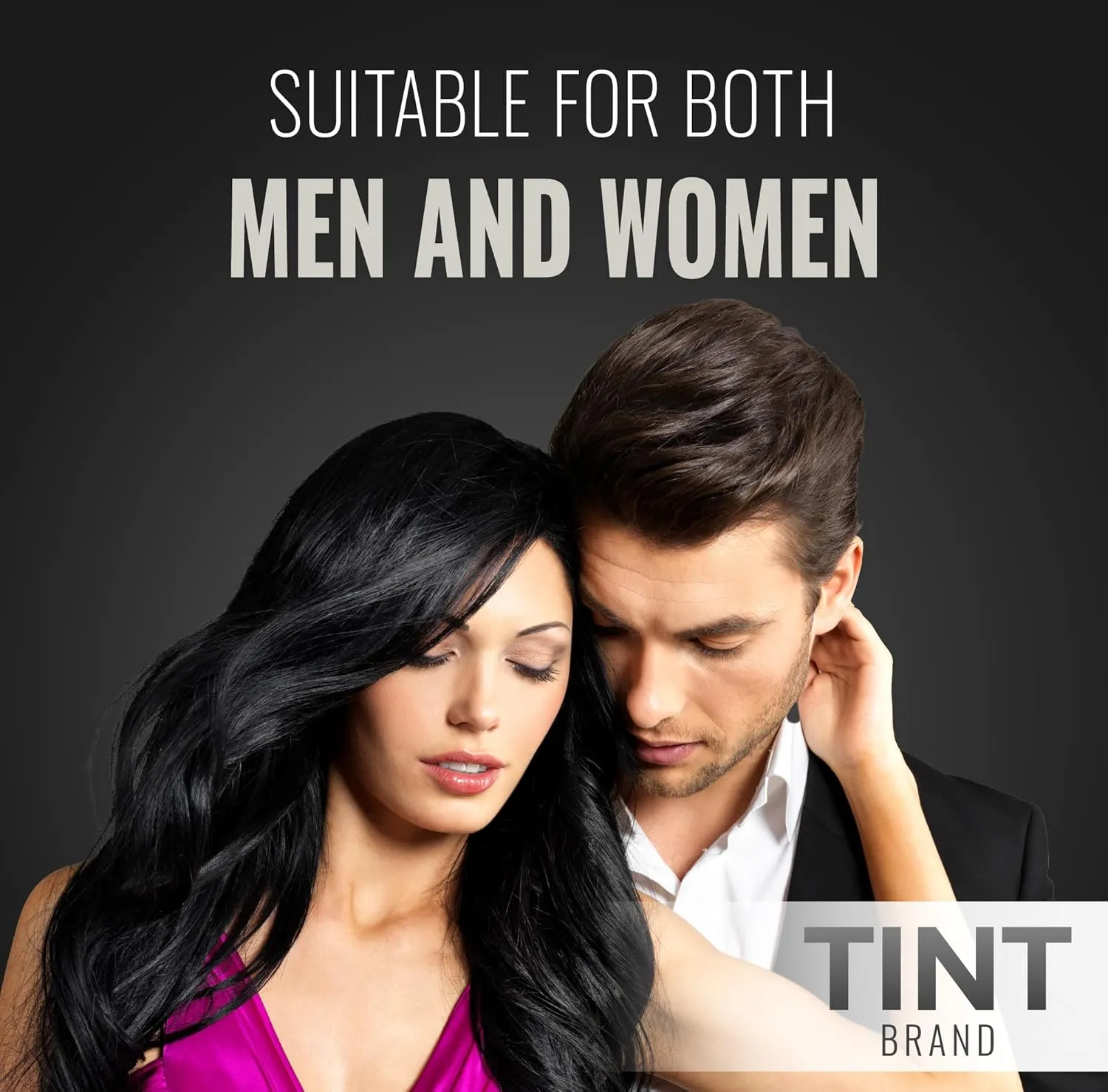 TINT Root Cover Up Hair Powder for Women & Men, Black, Gray Hair Concealer, Root Touch Up Powder
