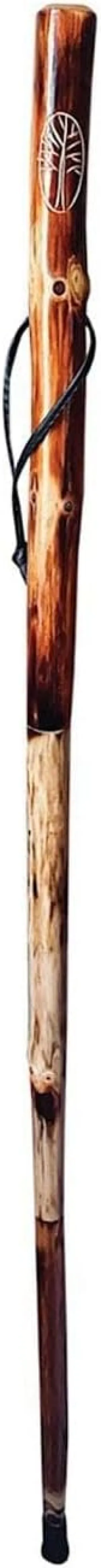 Traveler's Wooden Walking Stick - 48"