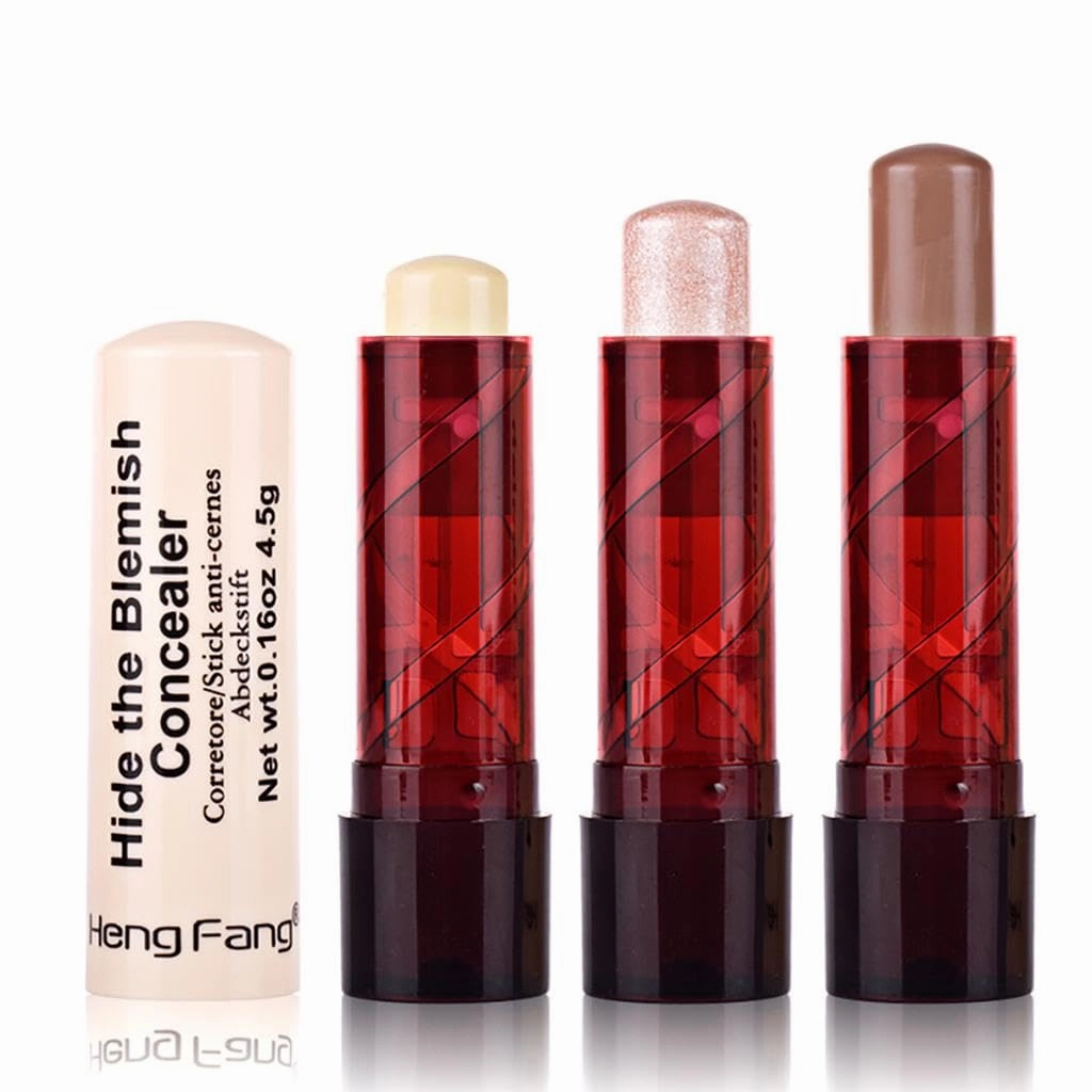 Trio of Concealer and Highlighter Sticks for Makeup