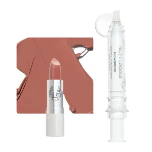 True   Luscious Super Moisture Lipstick Shade: Honeydew & Flowerdose Lip & Eye Serum.