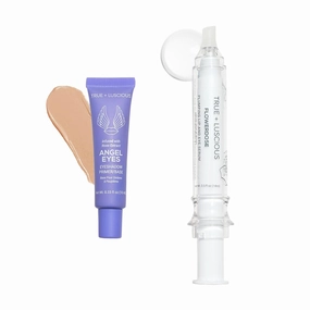 True   Luscious Prep and Prime Duo - Angel Eyes Eyeshadow Primer (Dark) & Flowerdose Moisturizing Lip and Eye Serum