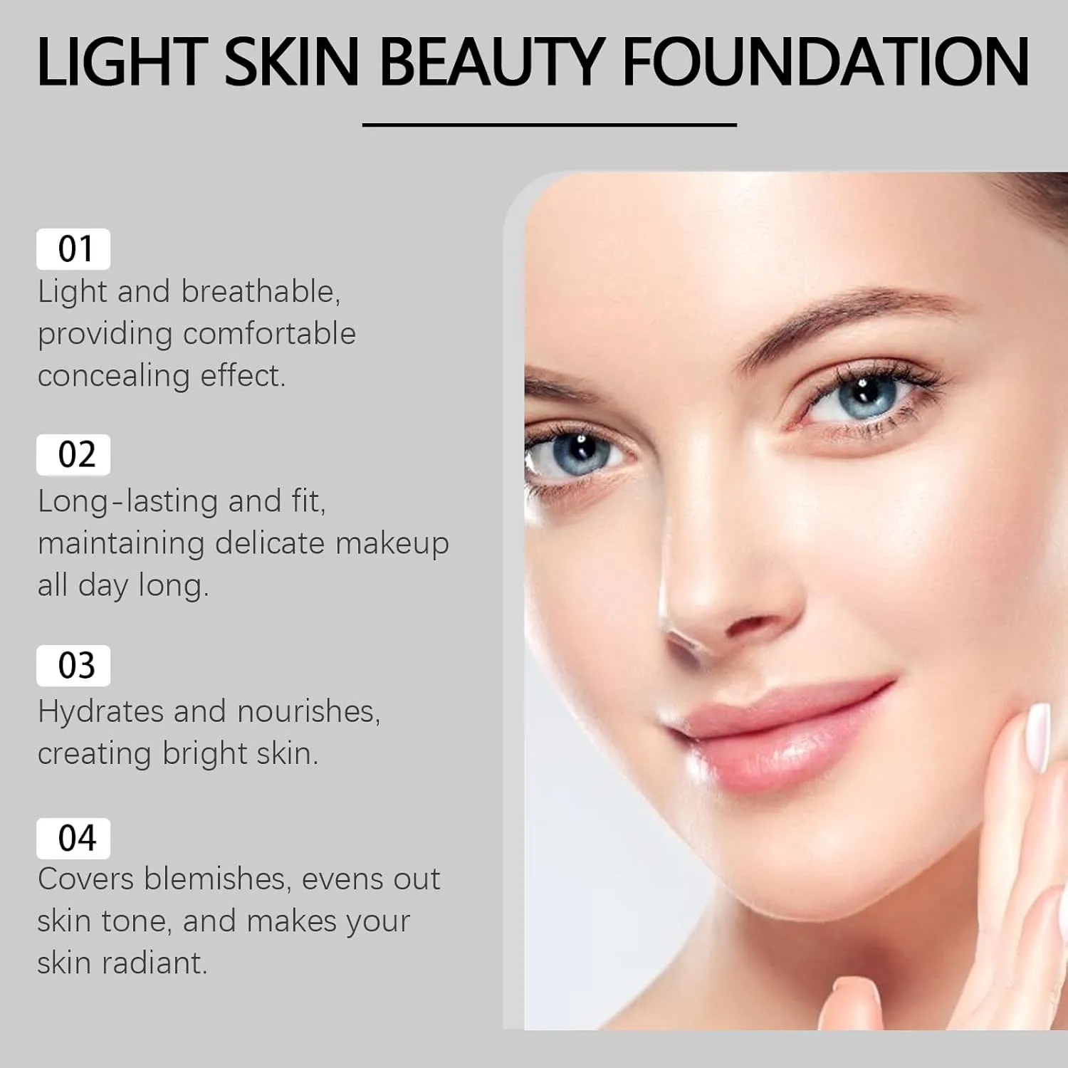 Under Eye Concealer, EELHOE Under Eye Concealer For Dark Circles, Neutraln Under Eye Brightener Instantly Waterproof And Sweatproof (Ivory)
