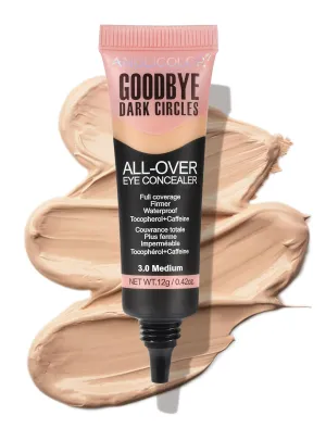 Under Eye Full Coverage Concealer - for Dark Circles, Fine Lines,Redness - Waterproof - Natural Finish Color Correcting Long lasting Makeup Liquid Concealer for Women(03#Medium, 0.42 Fl Oz)