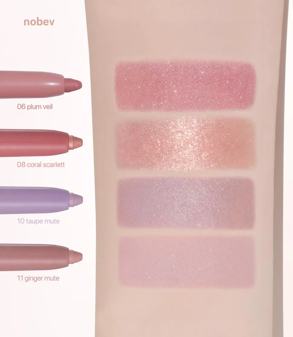 Under Eye Master 10 colors (06 plum veil) | Smooth Long Lasting Dual Tip Highlighter for Your Under Eye | Korean Aegyo Sal Eye Shadow