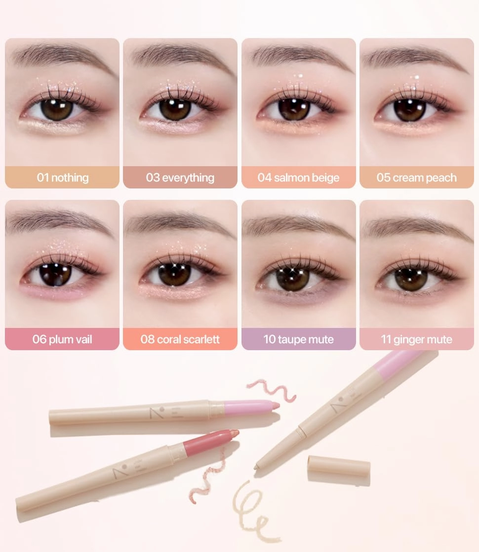 Under Eye Master 10 colors (11 ginger mute) | Smooth Long Lasting Dual Tip Highlighter for Your Under Eye | Korean Aegyo Sal Eye Shadow