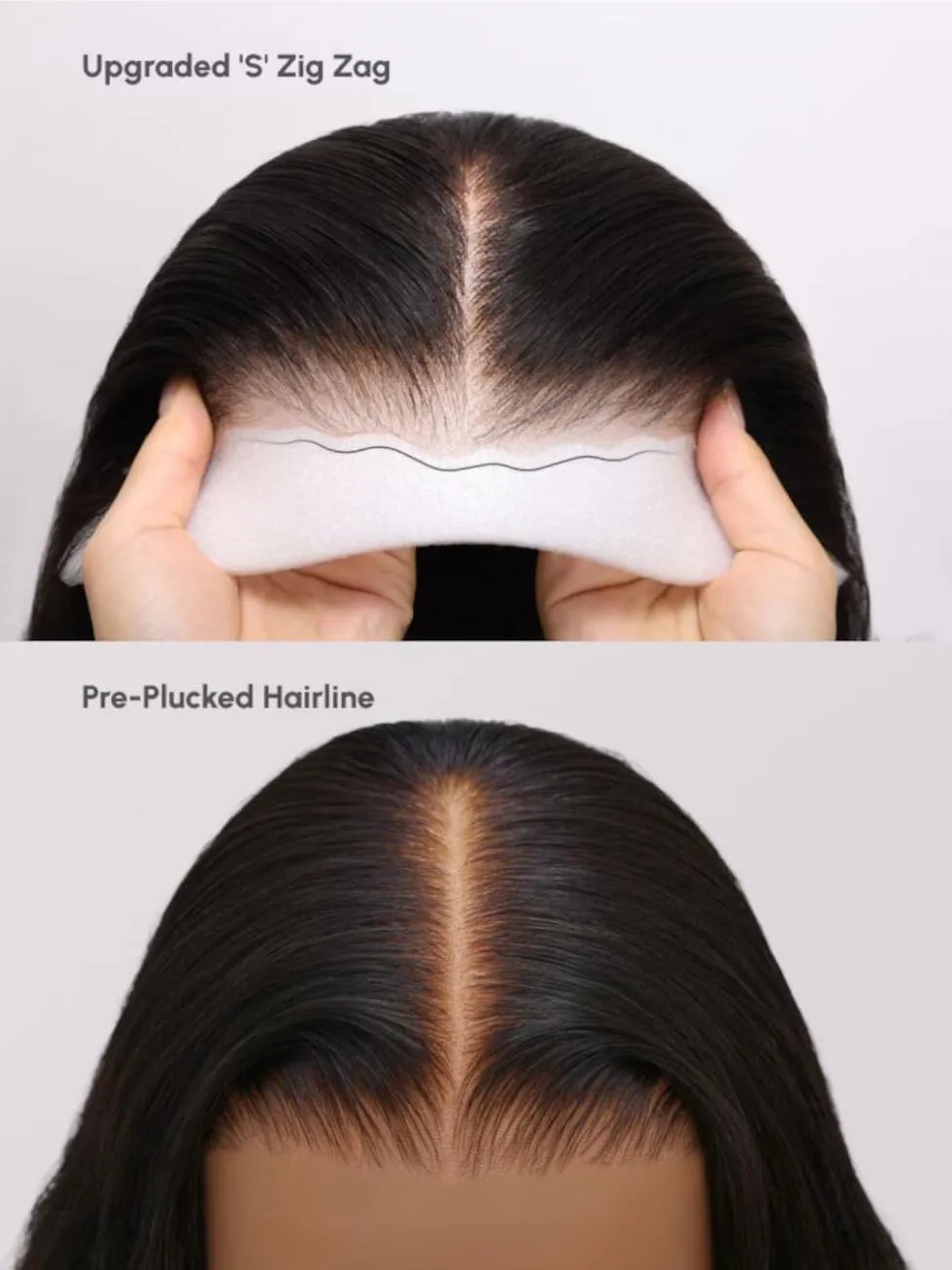 UNICE 18 inch Pre Everything Glueless Wigs Human Hair Pre Plucked Pre Cut Espresso Brown Highlight Loose Body Wave 13x4 HD Lace Front Human Hair Wig Bleached Knots Natural Hairline 150% Density