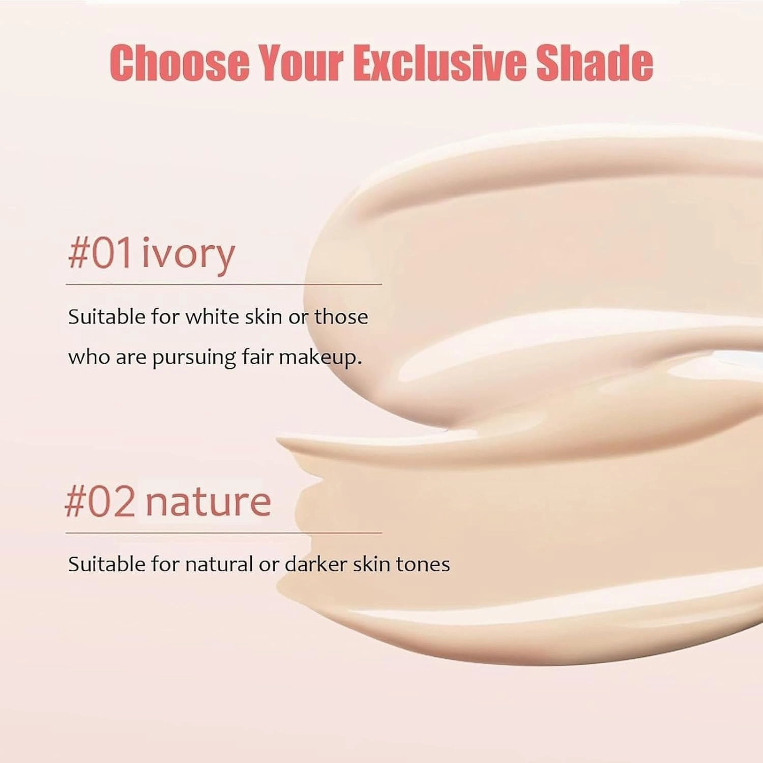 VC Flawless BB Cream,VC Water Light Flawless Skincare BB Cream,Wear & Nourishing BB Cream,Foundation Skin Care Makeup BB Cream,Long-Wear Nourishing Skin Care Makeup ( Color : Ivory-2 Count (Pack of 2)