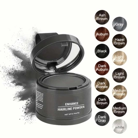 VeinsgrainHair Color, Substantion Hair Color, VeinsgrainRoot Coverup, VeinsgrainHair Powder, VeinsgrainHair Touch Up, VeinsgrainRoot Touch Up, Hairline Powder Stick Root Cover Up (Ash Brown)