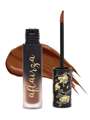 Velvet - Liquid Eyeshadow & Eye Primer in Brown Color - (5ml) for Long-Lasting, Waterproof Matte Finish Makeup Look - Best Suitable for Eyeshadow base