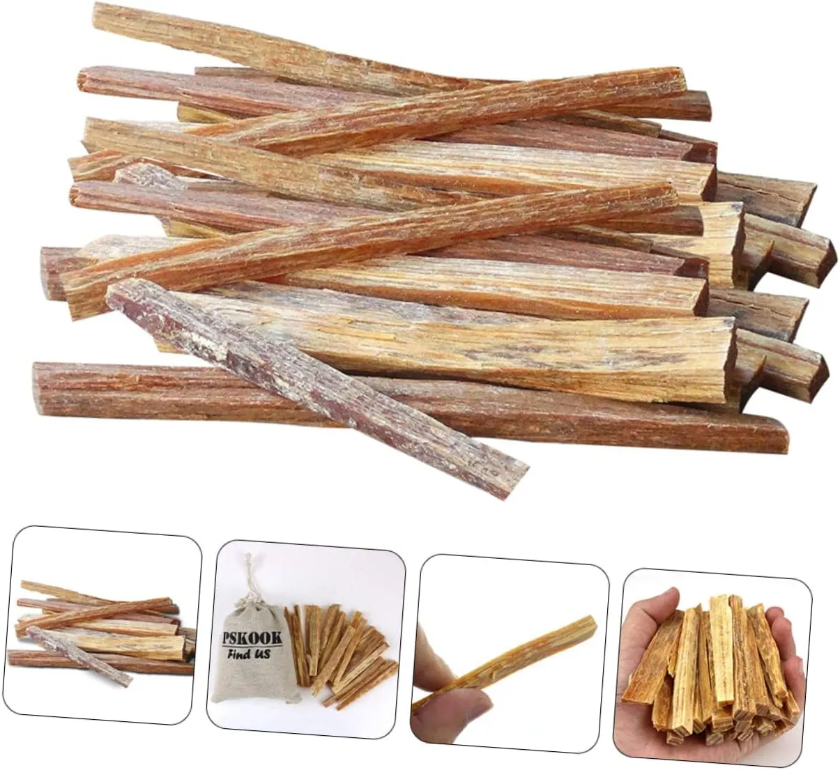 VICASKY 3pcs 1 Camping Firewood Sticks Firelighters Easy to Use Fire Starter Dried Outdoor BBQ
