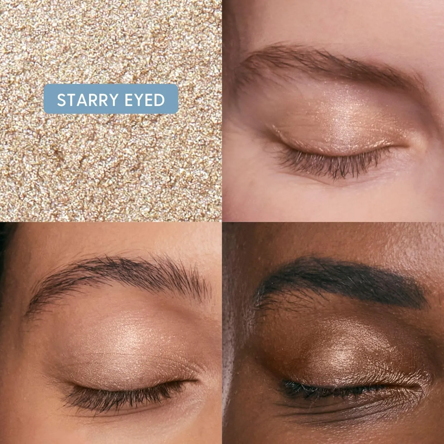 Visionary Eye Shadow Stick – Shimmer Cream Eye Shadow Pencil - Safe for Sensitive Eyes - Ophthalmologist Developed – Vegan, Cruelty-Free, Clean Ingredients (Starry Eyed)