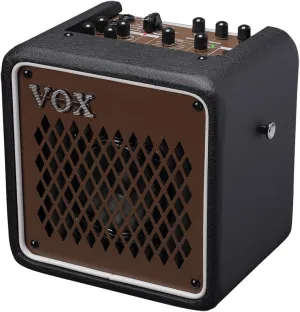 VOX MINI GO 3 3W Portable and Compact Guitar Amp with Vocoder for Voice Modulation Effects, Powered by Mobile Battery (Earth Brown)