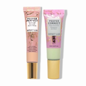 Winky Lux Peeper Perfect Under Eye Concealer (Neutral Beige) and Winky Lux Peeper Correct Green Color Corrector