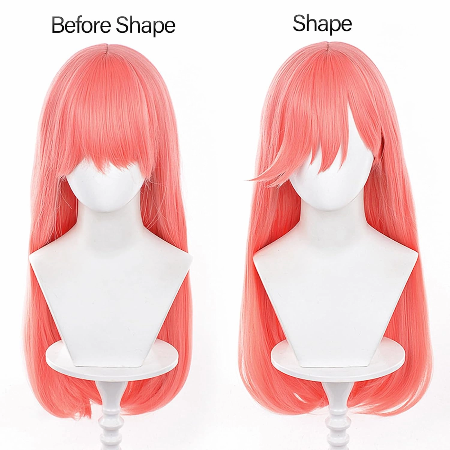 XiongXiongLe Pink Red Ally Sheedy Cosplay Wig Women Costume Long Straight Hair Wigs for Adult Cos Anime Party Halloween Christmas Comic(Ally Sheedy)