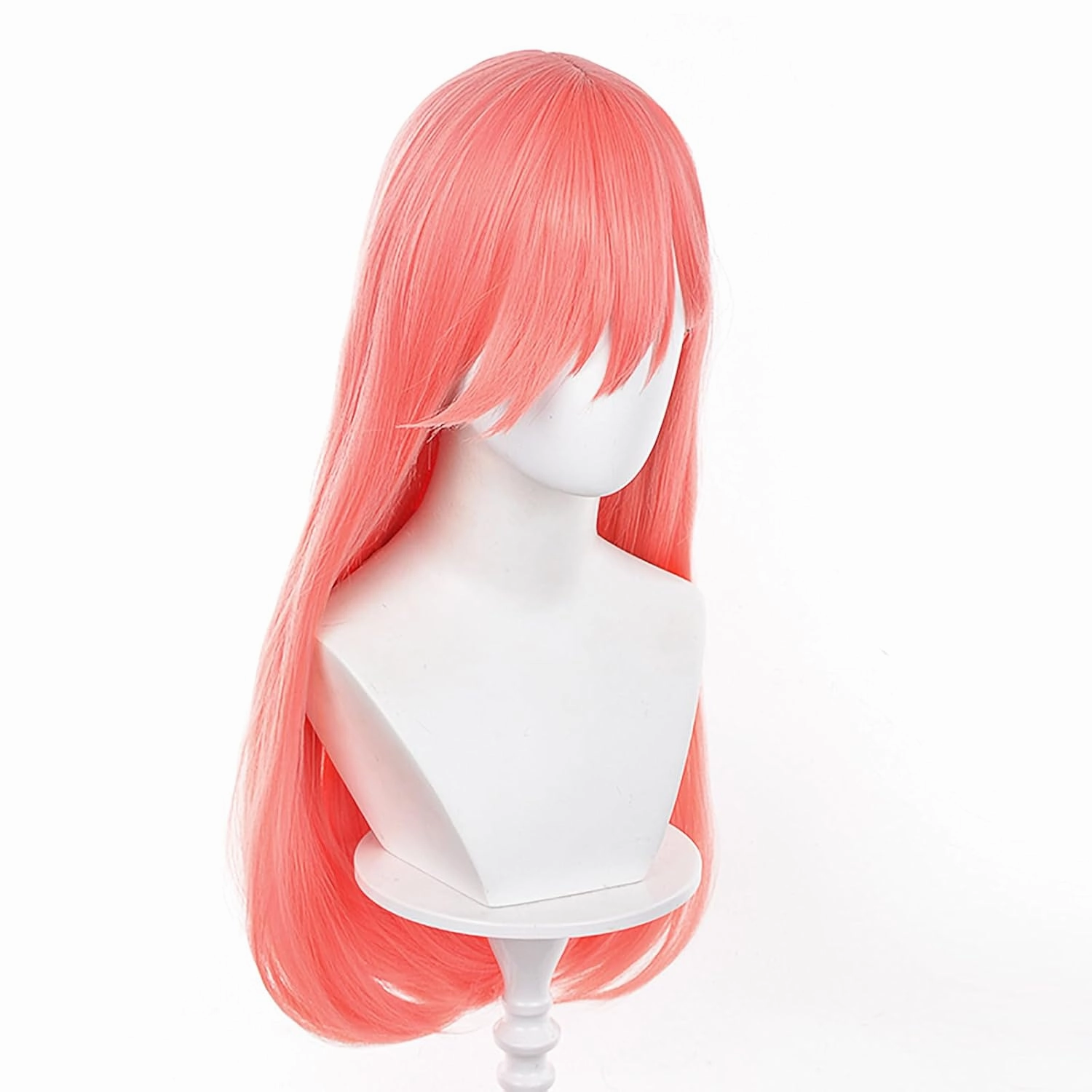 XiongXiongLe Pink Red Ally Sheedy Cosplay Wig Women Costume Long Straight Hair Wigs for Adult Cos Anime Party Halloween Christmas Comic(Ally Sheedy)