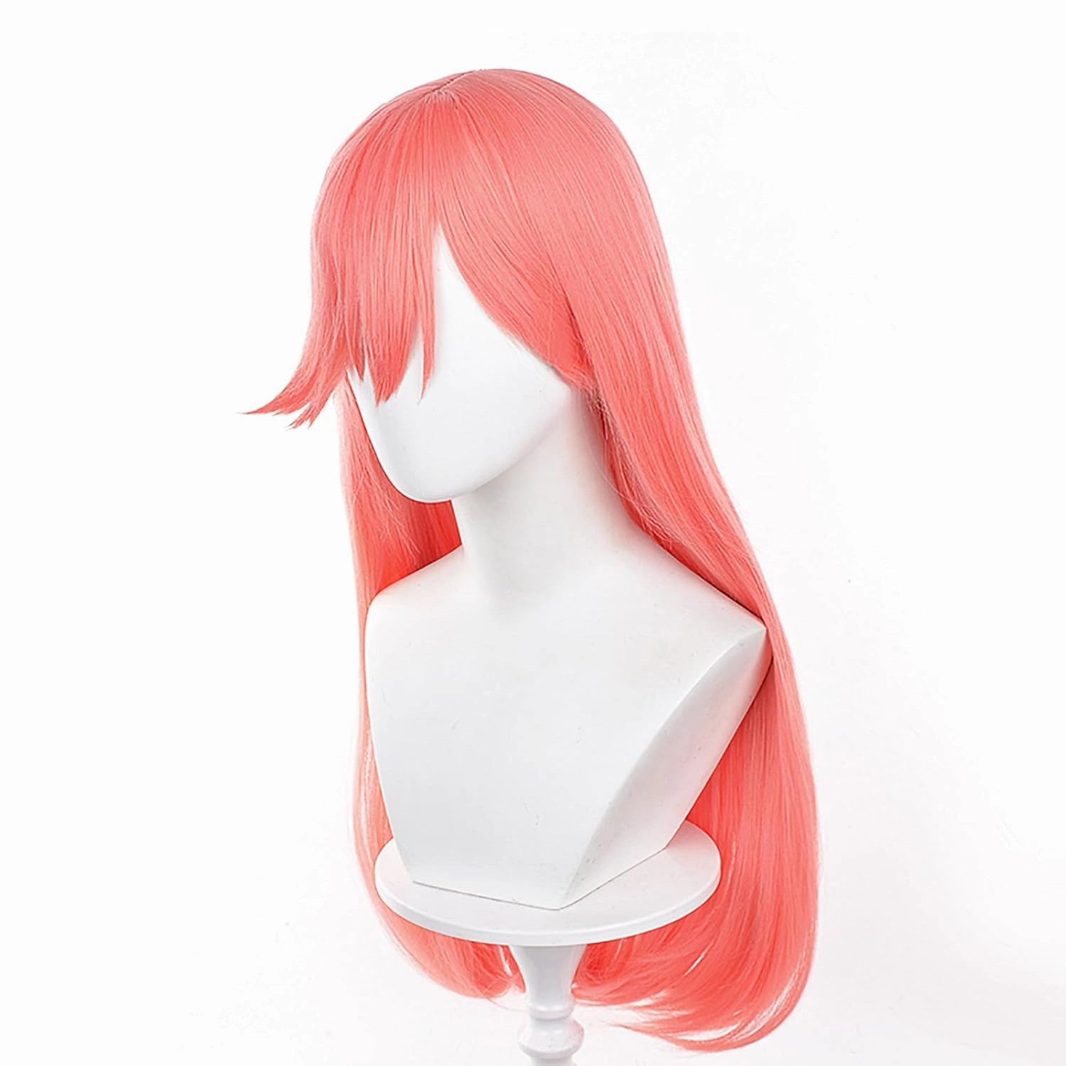 XiongXiongLe Pink Red Ally Sheedy Cosplay Wig Women Costume Long Straight Hair Wigs for Adult Cos Anime Party Halloween Christmas Comic(Ally Sheedy)