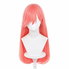 XiongXiongLe Pink Red Ally Sheedy Cosplay Wig Women Costume Long Straight Hair Wigs for Adult Cos Anime Party Halloween Christmas Comic(Ally Sheedy)