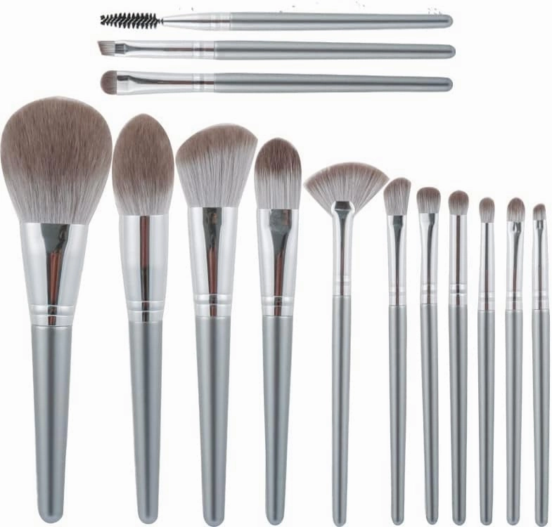 YIRENZUI 14pcs Champagne Makeup Brushes Set for Cosmetic Foundation Blush Eyeshadow Blending Make Up Brush Beauty Tool,Best Choice (Color : C, Size : As Shown)
