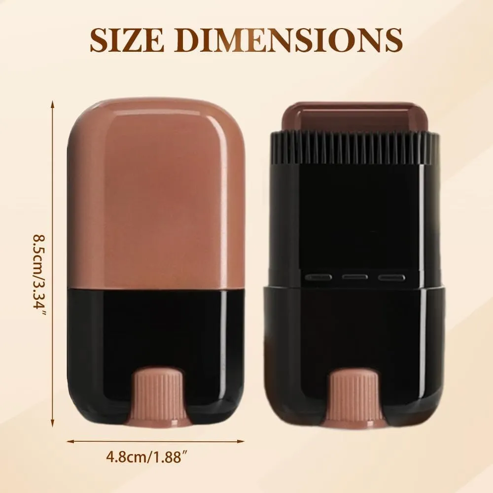 Yuaonew Hair Stick, Hair Concealer Stick For Women, Concealer Hair Dye, Waterproof and Sweat-Proof 2-In-1 Hair Dye Comb (Dark Brown)